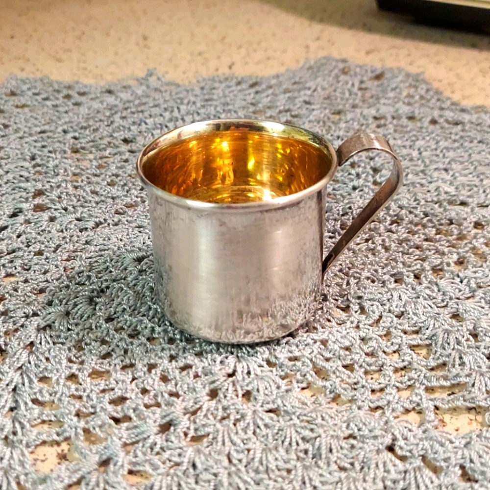 Sterling Silver Baby Mug 1950s